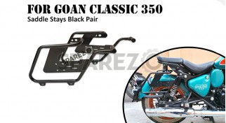 Fit For Royal Enfield Goan Classic 350 Saddle Stay Black Pair